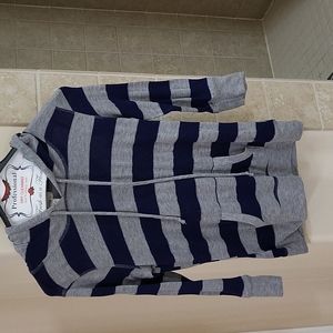 Navy blue, grey sweater hoodie